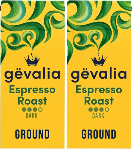 Vista 10 de Gevalia Café molido, tostado oscuro expreso, bolsa de 12 onzas