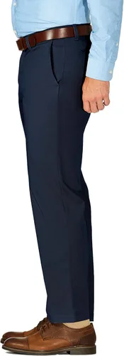 Vista 2 de J.M. Haggar Pantalón chino elástico de lujo cómodo para hombre
