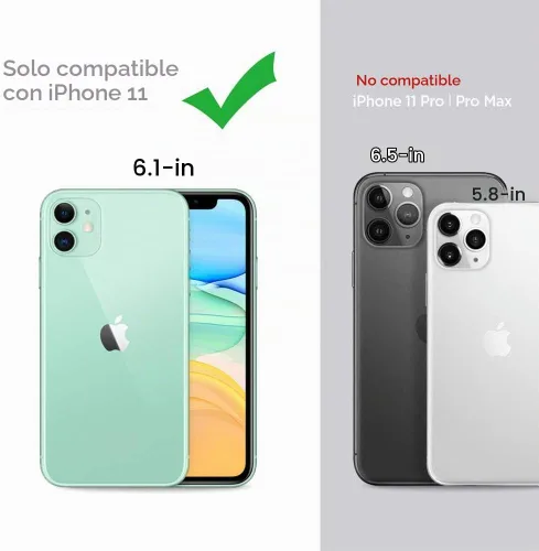 Vista 3 de Funda compatible con iPhone 11, bonita correa, margarita floral
