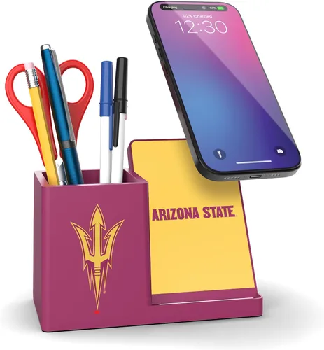 Vista 40 de SOAR NCAA - Soporte de carga inalámbrico unisex para teléfono celular y organizador de escritorio Color del