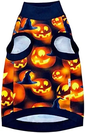 Vista 2 de Camiseta de gato sin pelo Luciano's Halloween para Sphynx y gato desnudo (grande)