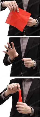 Vista 8 de PULABO Magic Thumb Tip Trick Finger Rubber Close Up Vanish Appearing Hanky Trick Prop Cómodo y respetuoso con el medio ambiente