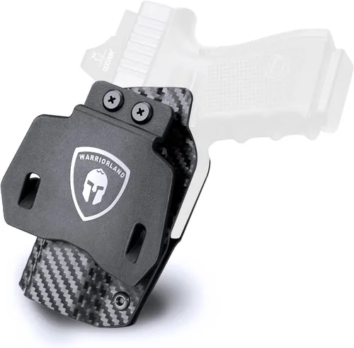 Vista 11 de WARRIORLAND Funda OWB Kydex con corte óptico, ajuste seleccionado para Glock 17/19/19X/43/43X MOS, sin riel 1911, Hellcat/Hellcat Pro, Taurus