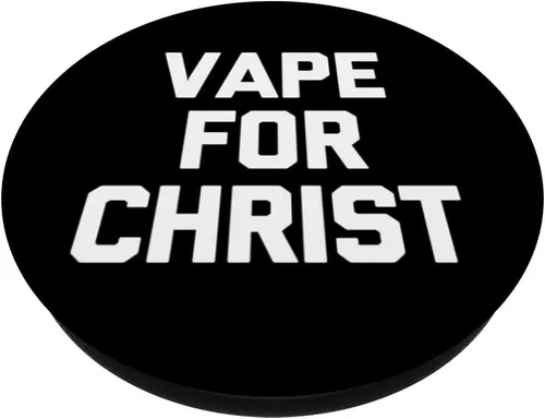 Vista 2 de Vape For Christ - Divertido dicho Vape Pen Humor Fumar Vaping PopSockets intercambiables PopGrip