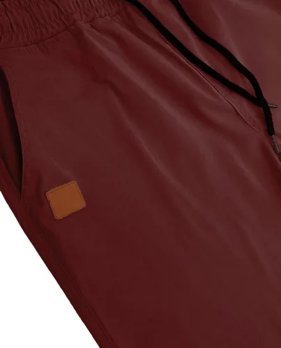 Vista 5 de Pantalones cortos de algodón para hombre, estilo casual, de ajuste clásico, con 4 bolsillos, para verano, playa