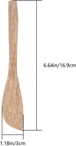 Vista 2 de INOOMP 30 unidades de mantequilla de madera, queso de madera, jalea de maní, sándwich, crema para esparcidor, desayuno, postre, condimento