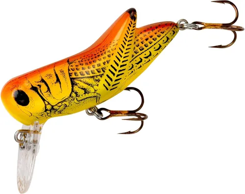 Vista 10 de Rebel Lures Señuelo de pesca Crickhopper Cricket/Salticidae Crankbait, 1 1/2 Pulgadas, 1/4 Onza Cricket café