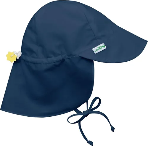 Vista 29 de green sprouts Sombrero de natación con solapa para bebé