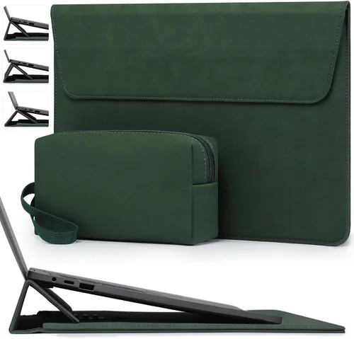 Vista 13 de HYZUO Funda para portátil de 15 pulgadas con soporte ajustable, gris Gris espacial