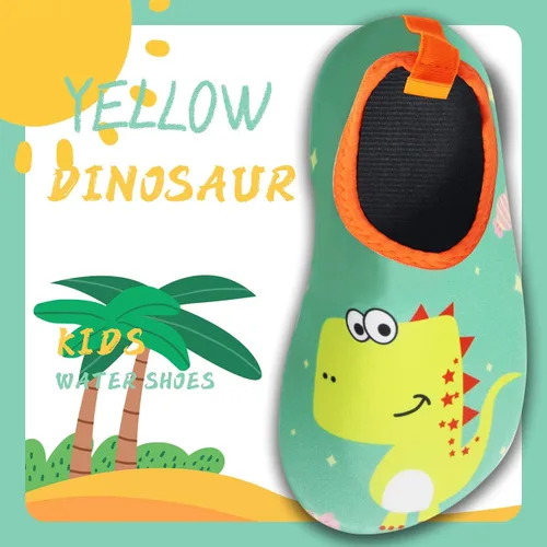 Vista 2 de BomKinta - Calzados acuáticos para niños y niñas, calcetines acuáticos, de secado rápido, antideslizantes y con sensación de pies descalzos