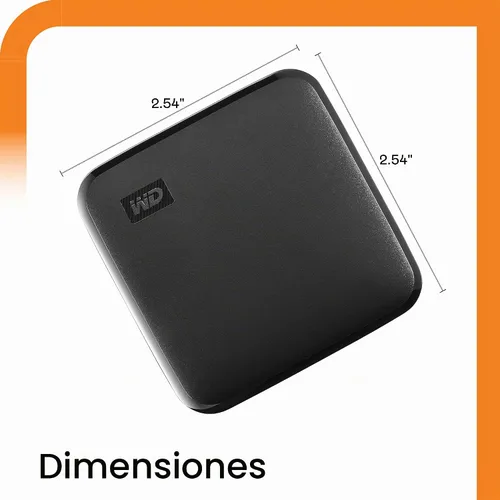 Vista 3 de WD 1TB Elements SE - SSD portátil, USB 3.0, compatible con PC, Mac - WDBAYN0010BBK-WESN
