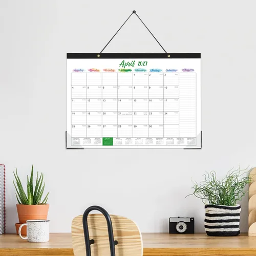 Vista 6 de Calendario de escritorio 2024, calendario 2024 de enero de 2024 a diciembre de 2024, calendario mensual de escritorio de 12 meses, 17 x 12 pulgadas