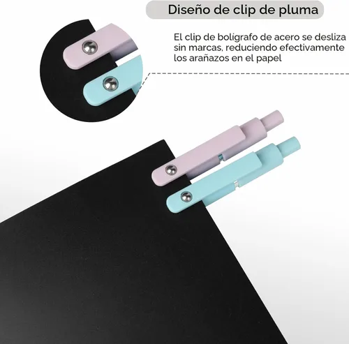 Vista 4 de Ddaowanx Bolígrafos de Gel, 10 Piezas 0.7mm Bolígrafos de Tinta Negra de Secado Rápido de Punta Fina con Escritura Suave, Lindos Artículos