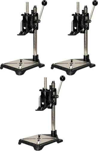 Vista 7 de Milescraft 1097 Herramientas - Soporte de prensa de taladro (compatible con Dremel), Negro
