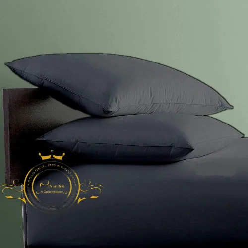 Vista 68 de Crown Collection Juego de 2 fundas de almohada estándar de 20 x 26 pulgadas, hipoalergénicas de 600 hilos, 100% algodón egipcio, fundas de almohada