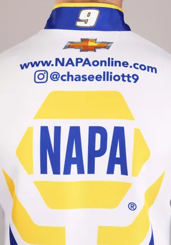 Vista 5 de Disfraz de hombre Uniforme NASCAR de Chase Elliott NAPA Multicolor