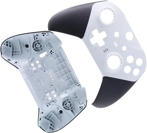 Vista 2 de Deal4GO Funda trasera con carcasa frontal Kit de placa frontal de repuesto para Xbox One Elite 2 Series Controller Modelo 1797 (blanco)