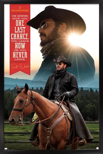 Vista 6 de Trends International Yellowstone - Póster de pared Rip, 14.725 x 22.375 pulgadas, versión premium sin marco