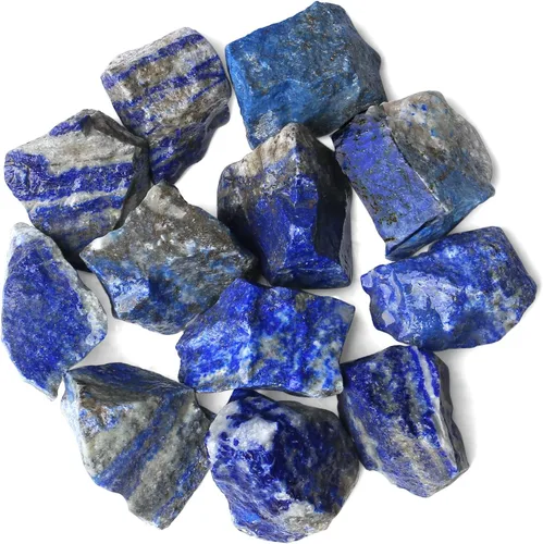 Vista 16 de QINJIEJIE Varias piedras de cristal en bruto 10 colores piedras de cristal curativas 1" piedras preciosas grandes a granel para voltear, cabinas