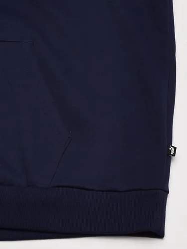 Vista 3 de PUMA Sudadera con capucha de forro polar con logotipo grande para hombre