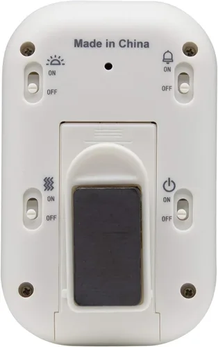 Vista 5 de Taylor Temporizador digital de alerta múltiple (sonido, luz, vibración), estándar, blanco