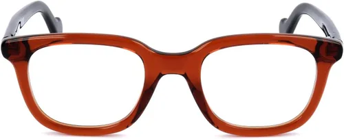 Vista 2 de Gafas graduadas Moncler ML 5003 048 shiny dark brown, Marrón