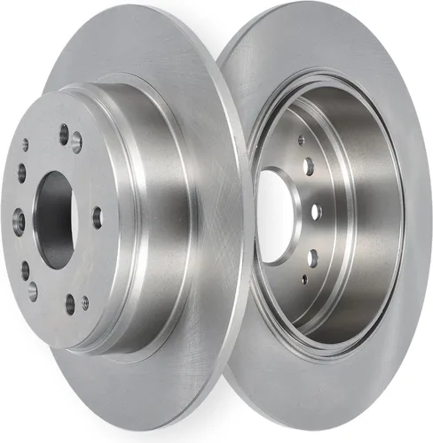 Vista 16 de SCITOO Rotores de freno trasero para Honda para CR-V 2002-2004 Frenos de disco perforados y ranurados Rotores de reemplazo: 31304 Brakes Kit Fit