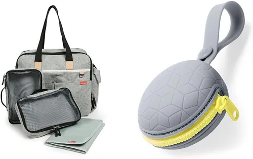 Vista 10 de Skip Hop Bolsa de viaje y bolsa de pañales de viaje para fin de semana