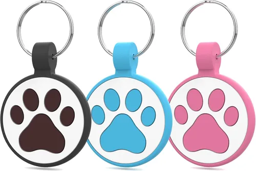 Vista 13 de Etiqueta para gatos con código QR, página de perfil en línea de mascota modificable, múltiples contactos de emergencia, silicona silenciosa, ligera