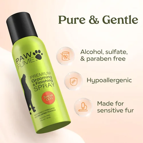 Vista 5 de Champú y acondicionador para perros Pawfume Show + Spray de aseo