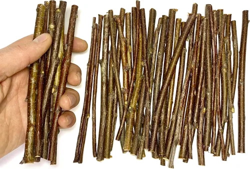 Vista 17 de ECOVENIK 25 piezas - Ramas - 28.7 in, ramitas de abedul natural, paquete de 20-25 tallos, largo para jarrones de suelo, (blanco y gris)