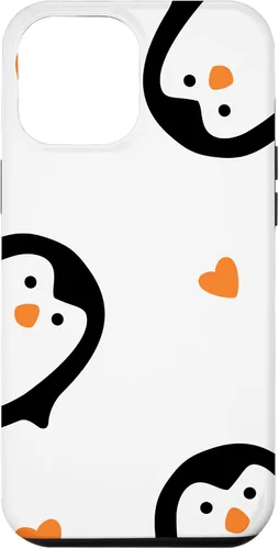 Vista 26 de Cute Penguins Hearts Phone Case for iPhone 17