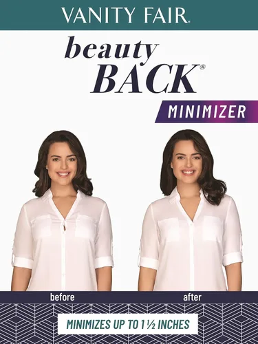 Vista 6 de Vanity Fair Brasier moldeador Beauty Back con efecto reductor de busto, no se marca en espalda (36C-42H)