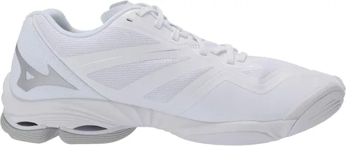 Vista 6 de Mizuno Wave Lightning Z6 - Zapatos de voleibol para mujer, Blanco