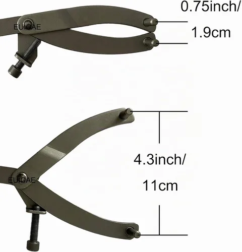 Vista 5 de EUICAE Juego de Llaves de Tuerca - Soporte de Llave Ajustable, Buje, Volante, Piñón, Herramienta de Extracción de Embrague de Ventilador