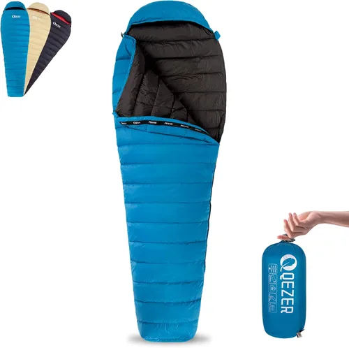 Vista 12 de Ultralight Down Sleeping Bag for Adults, 600 Fill Power Backpacking
