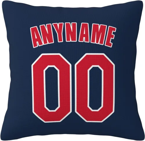 Vista 10 de Funda de almohada personalizada: Funda de almohada personalizada con cualquier nombre y número, regalo personalizado para fanáticos