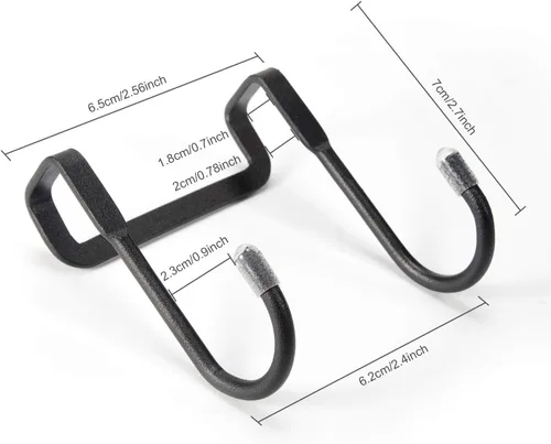 Vista 2 de 8 ganchos para colgar cajones en forma de S, ganchos de metal duradero para cocina, armario, baño, cajón, puerta de armario, puerta de armario