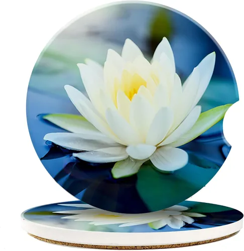 Vista 10 de Posavasos para automóvil, diseño de mariposas y estrellas de fuegos artificiales, para portavasos de automóvil, universal, antideslizante