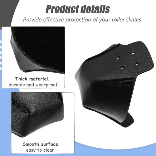 Vista 4 de Geyoga 2 Pcs Roller Skate Toe Guards for Quad Skates