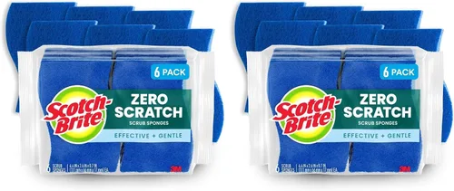 Vista 3 de Scotch-Brite Esponjas exfoliantes antiarañazos (paquete de 30)