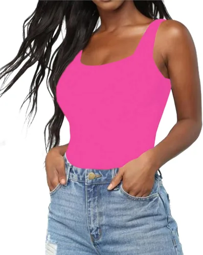 Vista 2 de BelleLovin Body sin mangas con cuello redondo para mujer