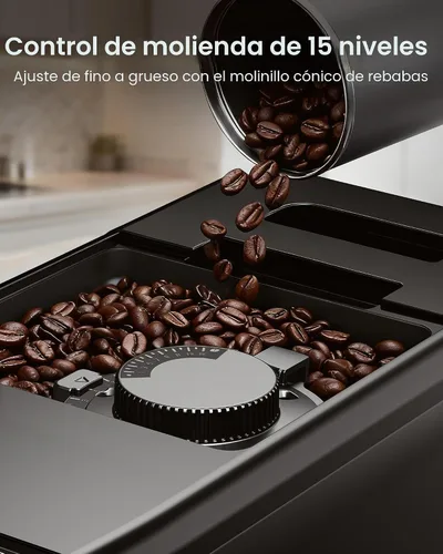 Vista 6 de Máquina de café expreso totalmente automática con espumador