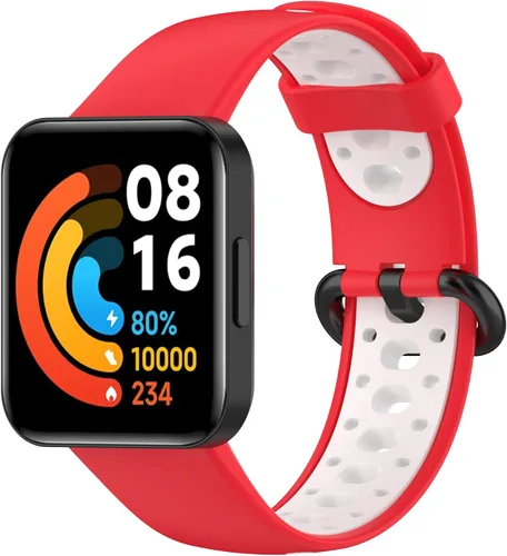 Vista 21 de Senter Correa de repuesto deportiva de silicona suave para reloj inteligente Redmi Watch 2 Lite 10 pzas