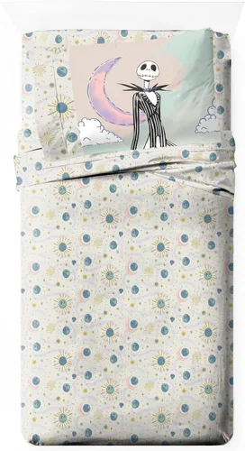 Vista 12 de Jay Franco - Juego de sábanas con funda ajustada, sábanas planas y funda para almohada - Ropa de cama ultrasuave con funda para almohada para Beige