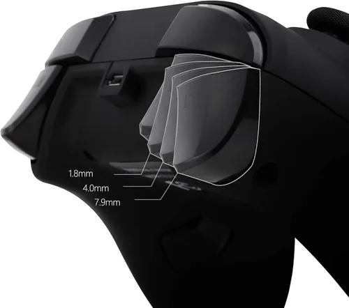 Vista 6 de RIBOXIN Controlador inalámbrico para Xbox One 2.4G, control de juegos inalámbrico Xbox One para Xbox One SX y PC (Win 7, 8, 10) sin conector de audio