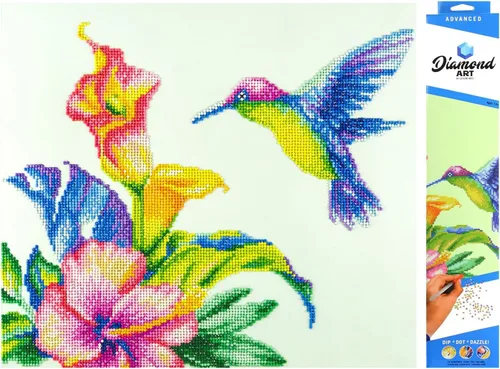 Vista 15 de DIAMOND ART BY LEISURE ARTS Kits de pintura de diamantes para adultos de 14 x 16 pulgadas, vino abstracto avanzado, taladro completo, kits de arte