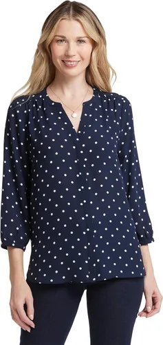 Vista 48 de Blusa petite para mujer con manga 3/4 de la marca NYDJ Alicia Glen