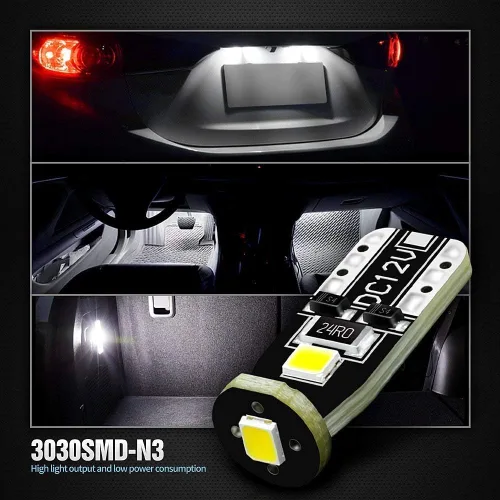 Vista 5 de Ahorre el paquete combinado de bombillas interiores SIRIUSLED N3 LED 10% para el coche/camión de la marca de los E.E.U.U