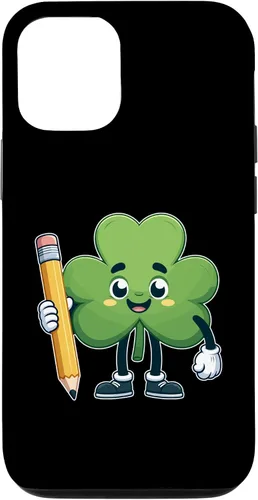 Vista 4 de Funda para iPhone 14 Pro Max Cute St Patrick Day Shamrock Lucky Teacher Saint Pattys Kids